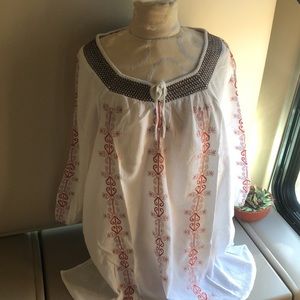 ELLOS Embroidery top